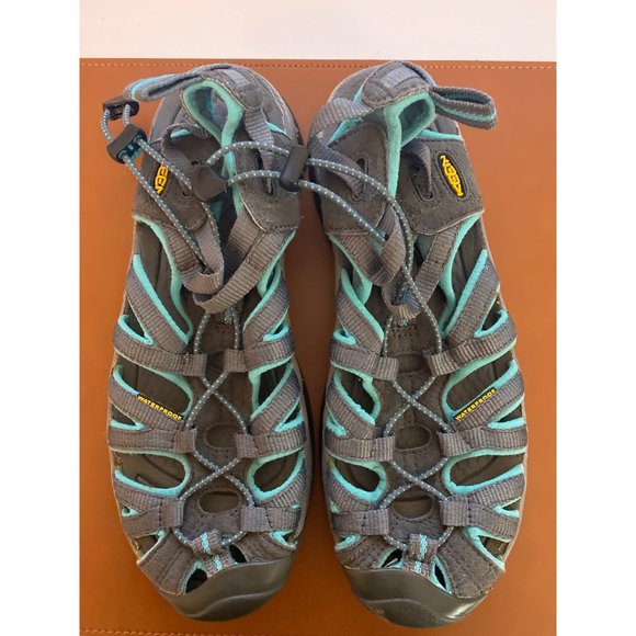 Keen Shoes - Keen Shoes Women US 8.5 Gray Whisper Sandal Hiking Trail Waterproof Sandal